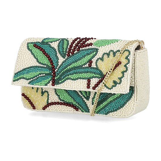 Gunne Sax by Jessica McClintock Caitlyn Jungle Beaded Clutch