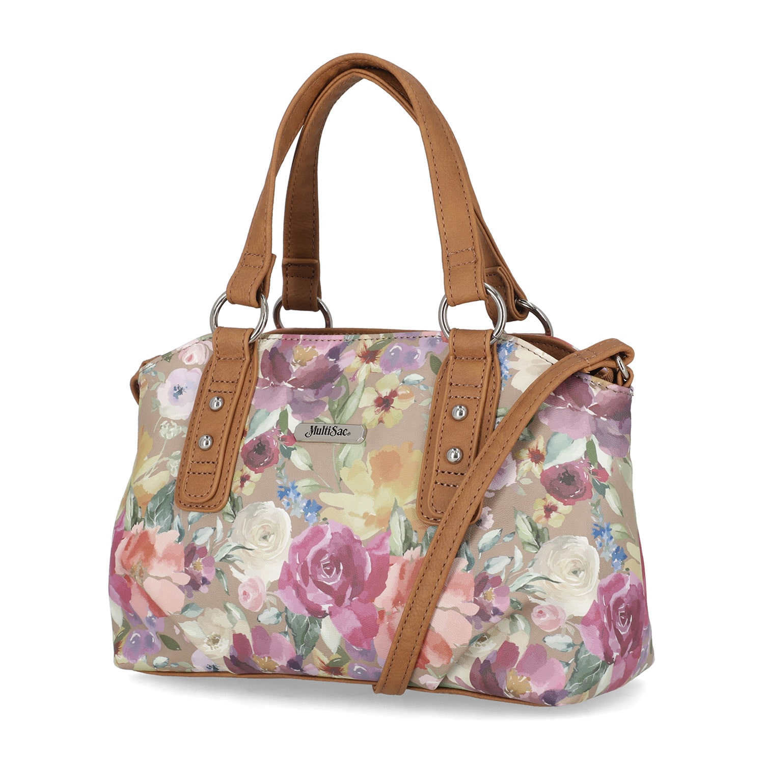 Multi Sac Olivia Floral Print Satchel