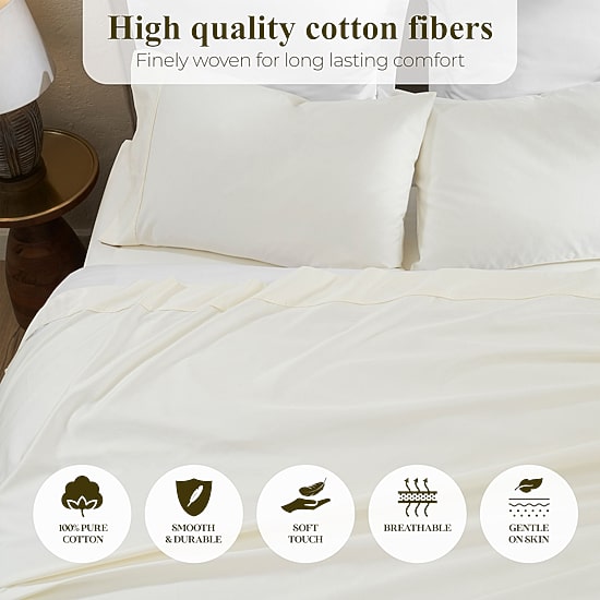 SUPERIOR® Apus Smooth Sateen Weave 500tc Deep Pocket Sheet Set