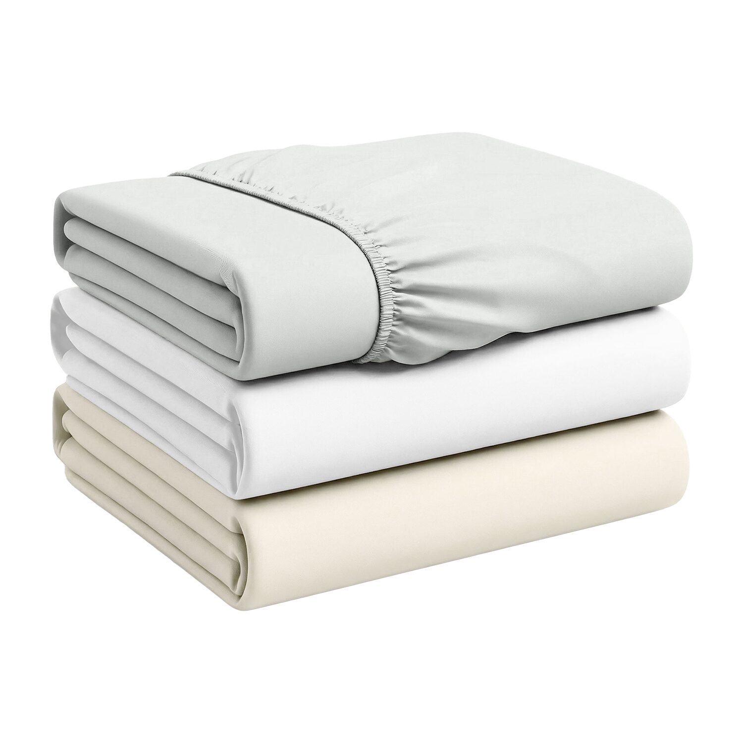 SUPERIOR® Apus Smooth Sateen Weave 500tc Fitted Sheet