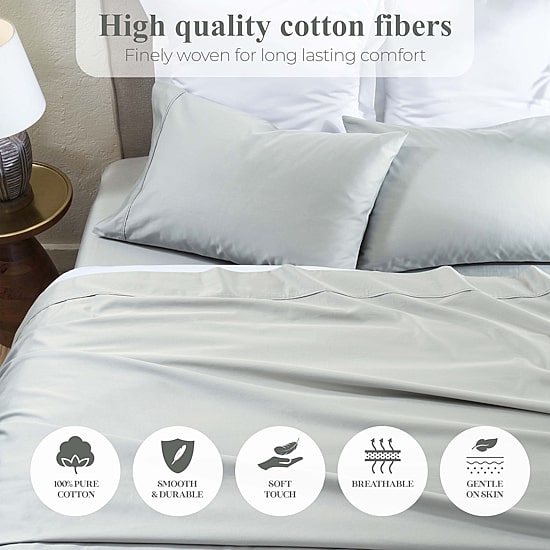 SUPERIOR® Apus Smooth Sateen Weave 500tc Sheet Set