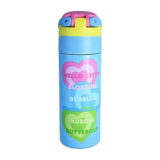 Hello Kitty and Powerpuff Girls Friends Forever Stainless Steel 24oz. Water Bottle