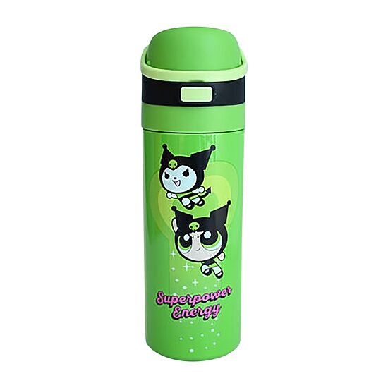 Hello Kitty and Powerpuff Girls Superpower Energy Stainless Steel 24oz. Kargo Water Bottle