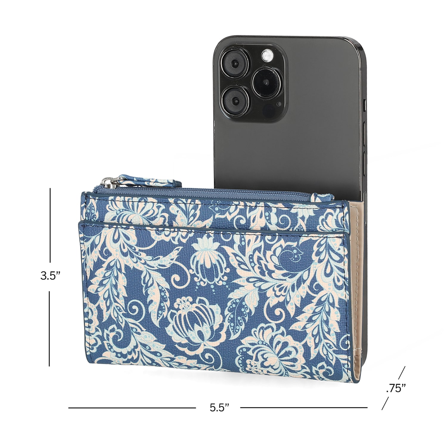 Mundi Mundi Delilah Wallet Womens Rfid Blocking Slim Fold Wallet