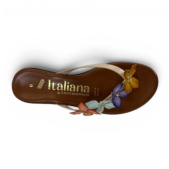 Italiana By Italian Shoemakers Womens Rhett Flat Sandals