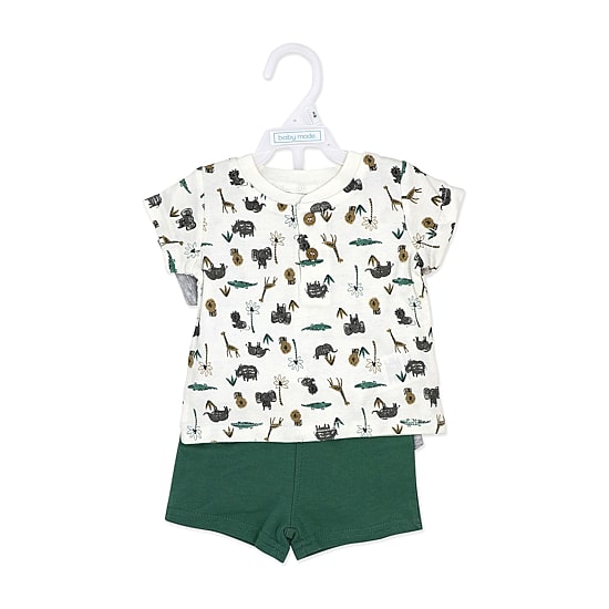 3 Stories Trading Company Baby Boys Jersey 3-pc. Short Set