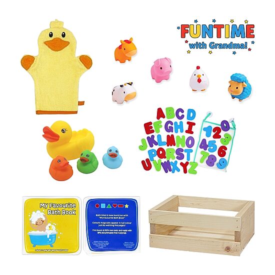 3 Stories Trading Company Funtime With Grandma 46-pc. Bath Toy