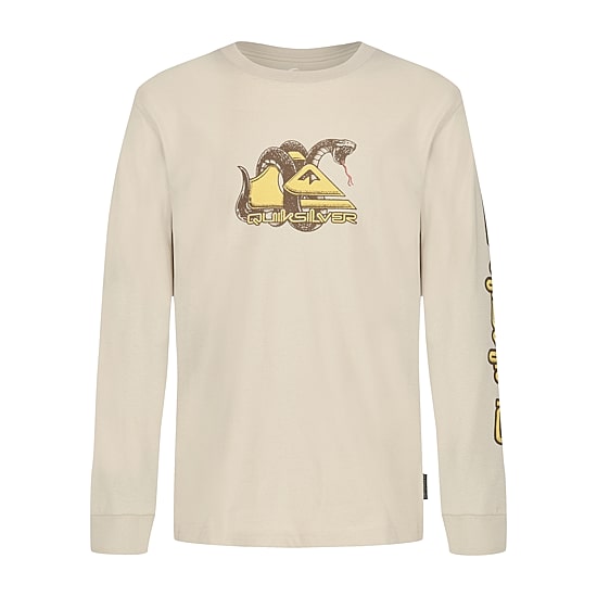 Quiksilver Big Kid Boys Crew Neck Long Sleeve Regular Fit Graphic T-Shirt