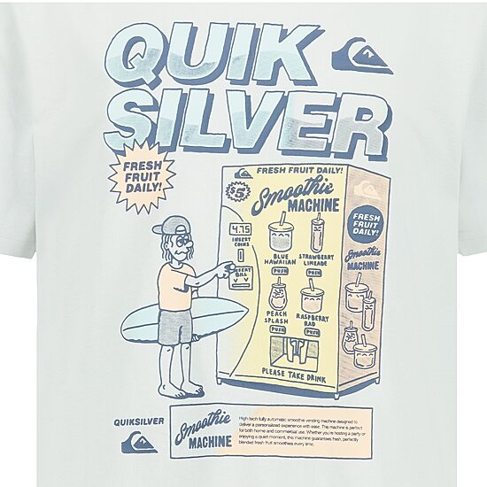 Quiksilver Big Kid Boys Crew Neck Short Sleeve Regular Fit Graphic T-Shirt