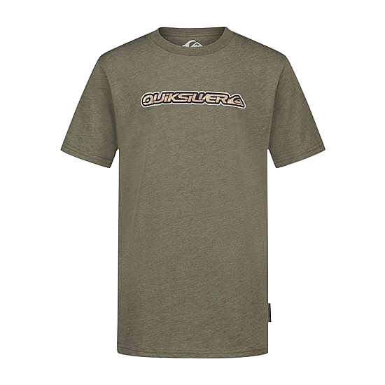 Quiksilver Big Kid Boys Crew Neck Short Sleeve Regular Fit Graphic T-Shirt