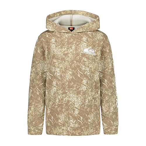 Quiksilver Big Kid Boys Long Sleeve Fleece Hoodie In Beige