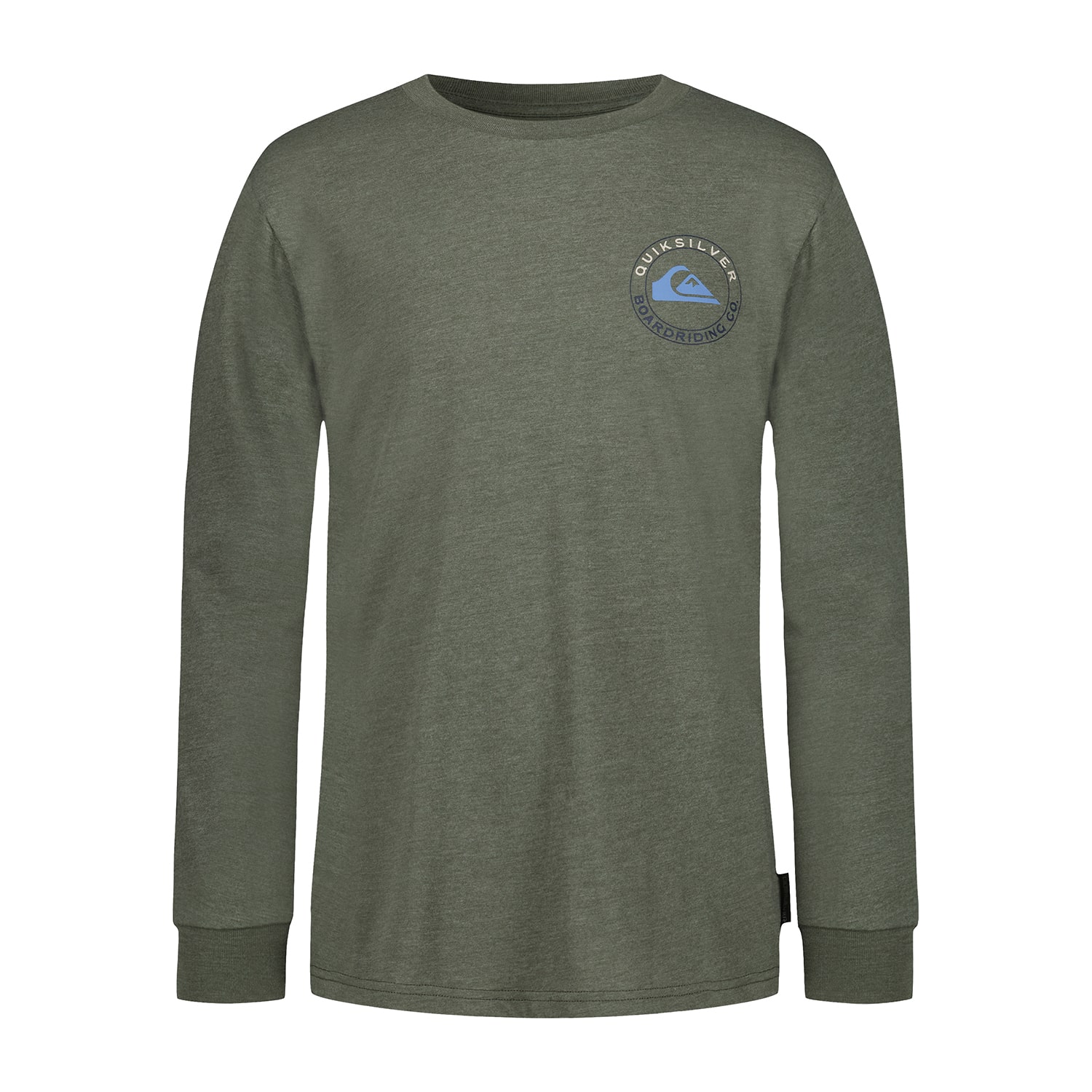 Quiksilver Big Kid Boys Crew Neck Long Sleeve Regular Fit Graphic T-Shirt