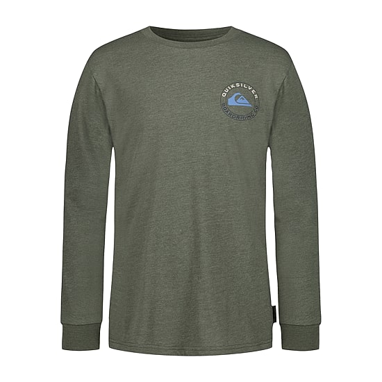 Quiksilver Big Kid Boys Crew Neck Long Sleeve Regular Fit Graphic T-Shirt
