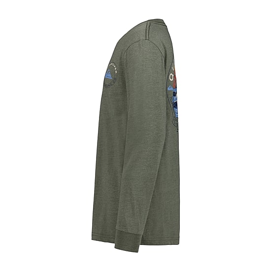 Quiksilver Big Kid Boys Crew Neck Long Sleeve Regular Fit Graphic T-Shirt