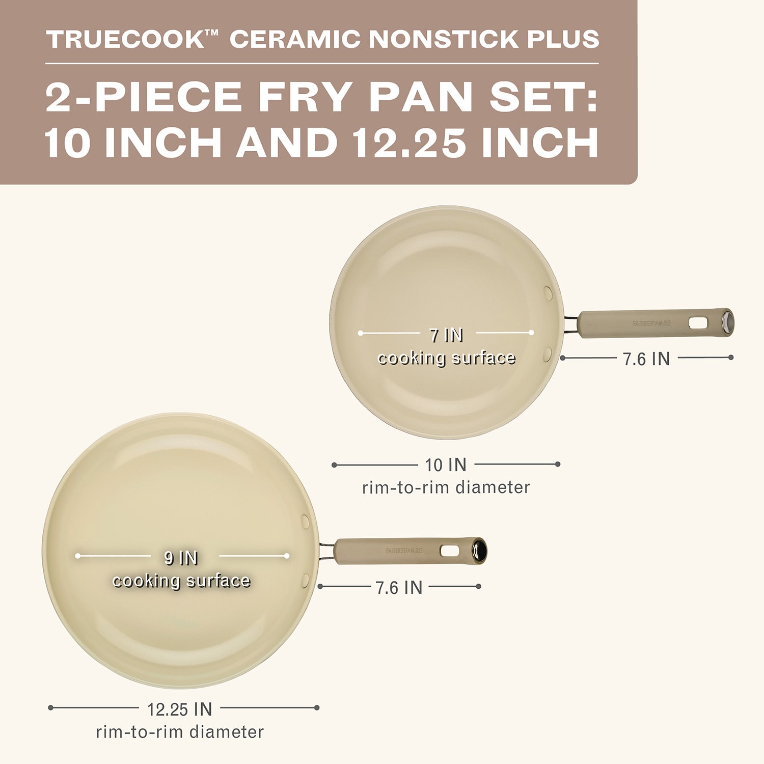 Farberware Truecook 2-pc. Frying Pan