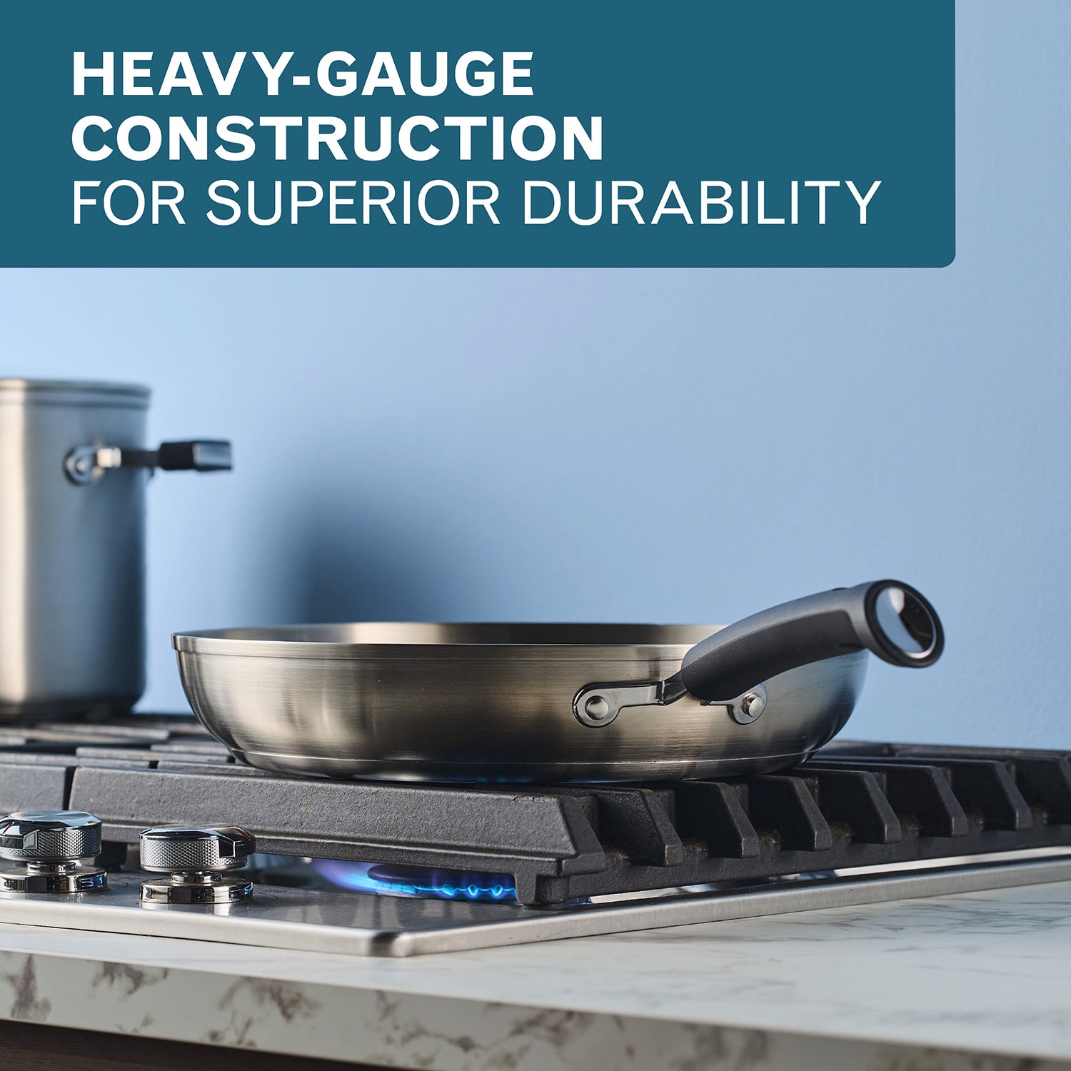 Farberware Truecook 12 Inch Stainless Steel Frying Pan
