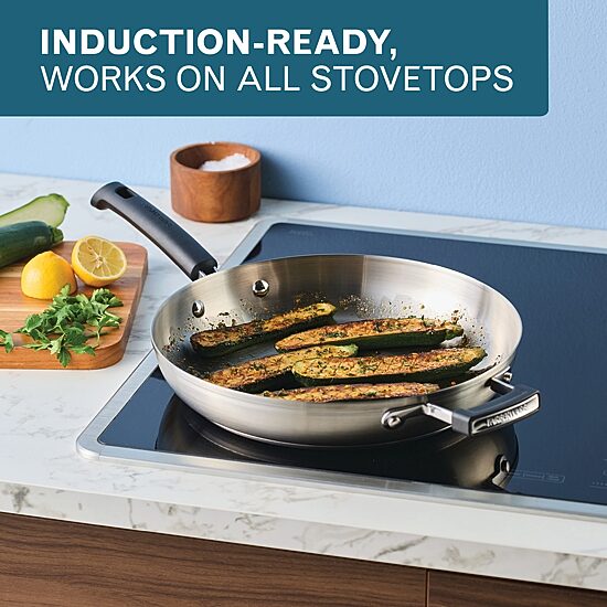 Farberware Truecook 12 Inch Stainless Steel Frying Pan