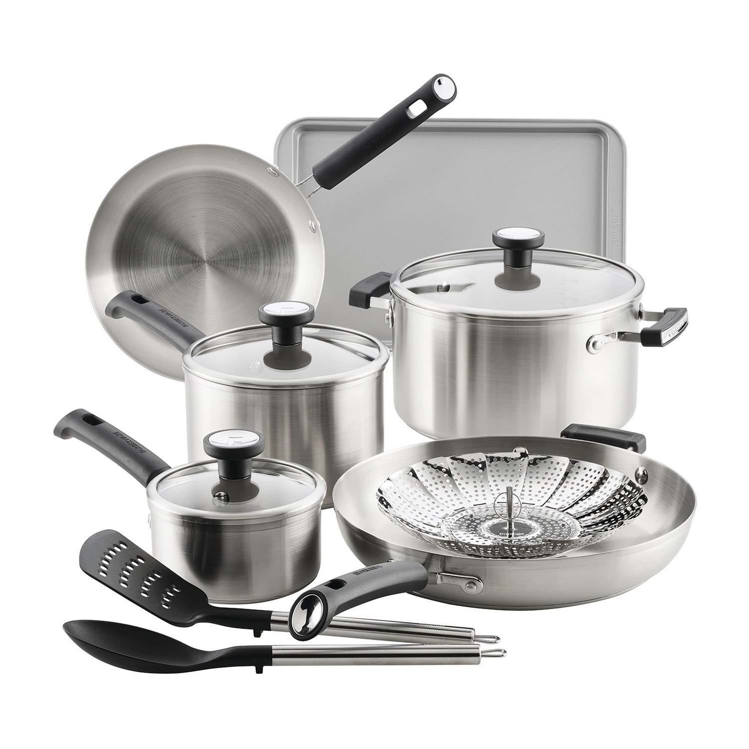 Farberware Truecook 12-pc. Stainless Steel Cookware Set