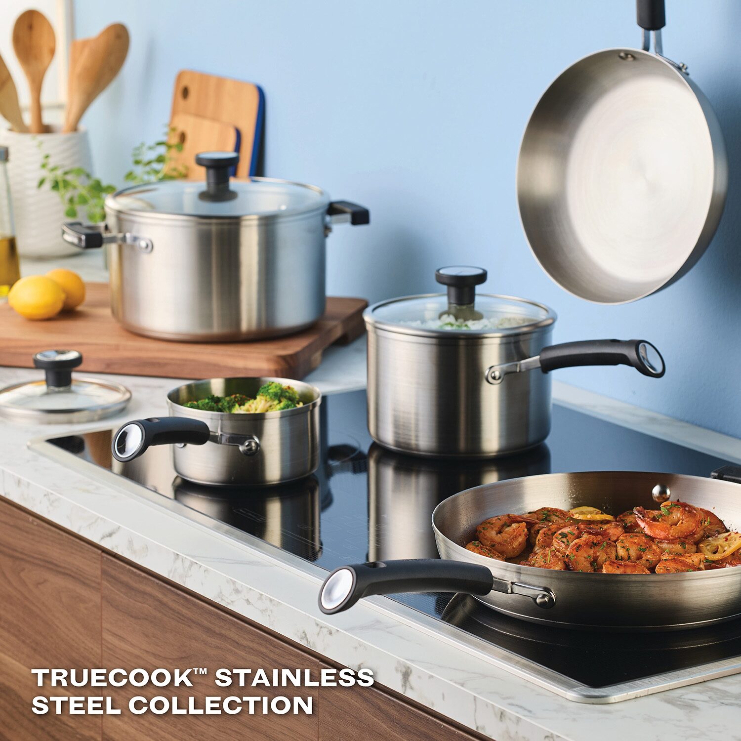 Farberware Truecook 12-pc. Stainless Steel Cookware Set