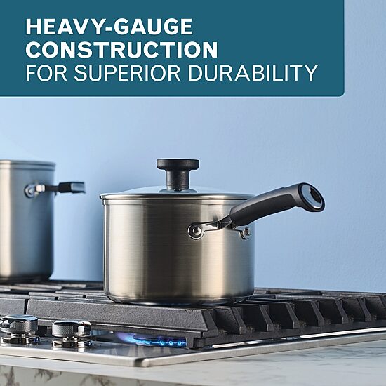 Farberware Truecook 12-pc. Stainless Steel Cookware Set