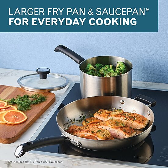 Farberware Truecook 12-pc. Stainless Steel Cookware Set