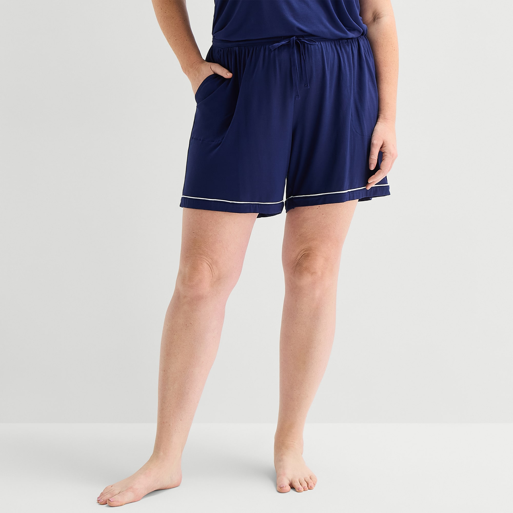 Liz Claiborne Womens Plus Pajama Shorts