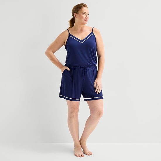 Liz Claiborne Womens Plus Pajama Shorts