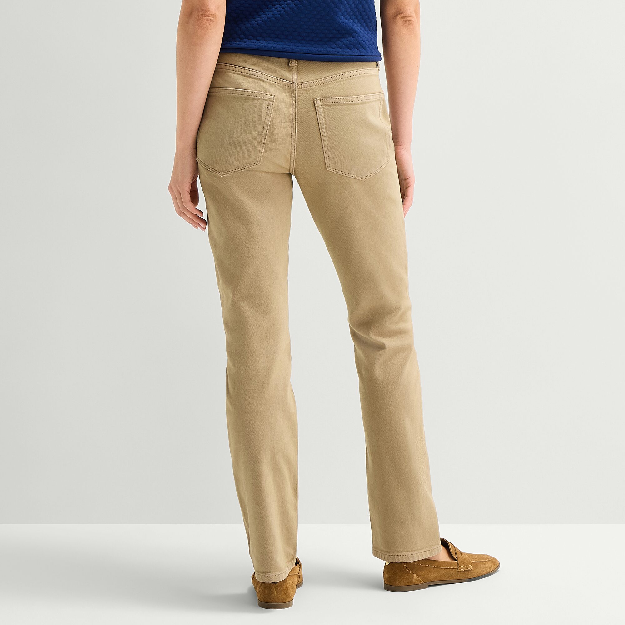 St. John's Bay Womens Tall Mid Rise Straight Leg Jean