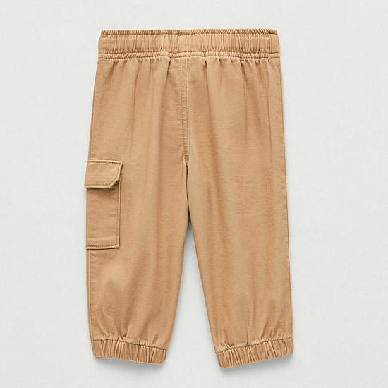 Okie Dokie Baby Boys Mid Rise Cuffed Cargo Pant