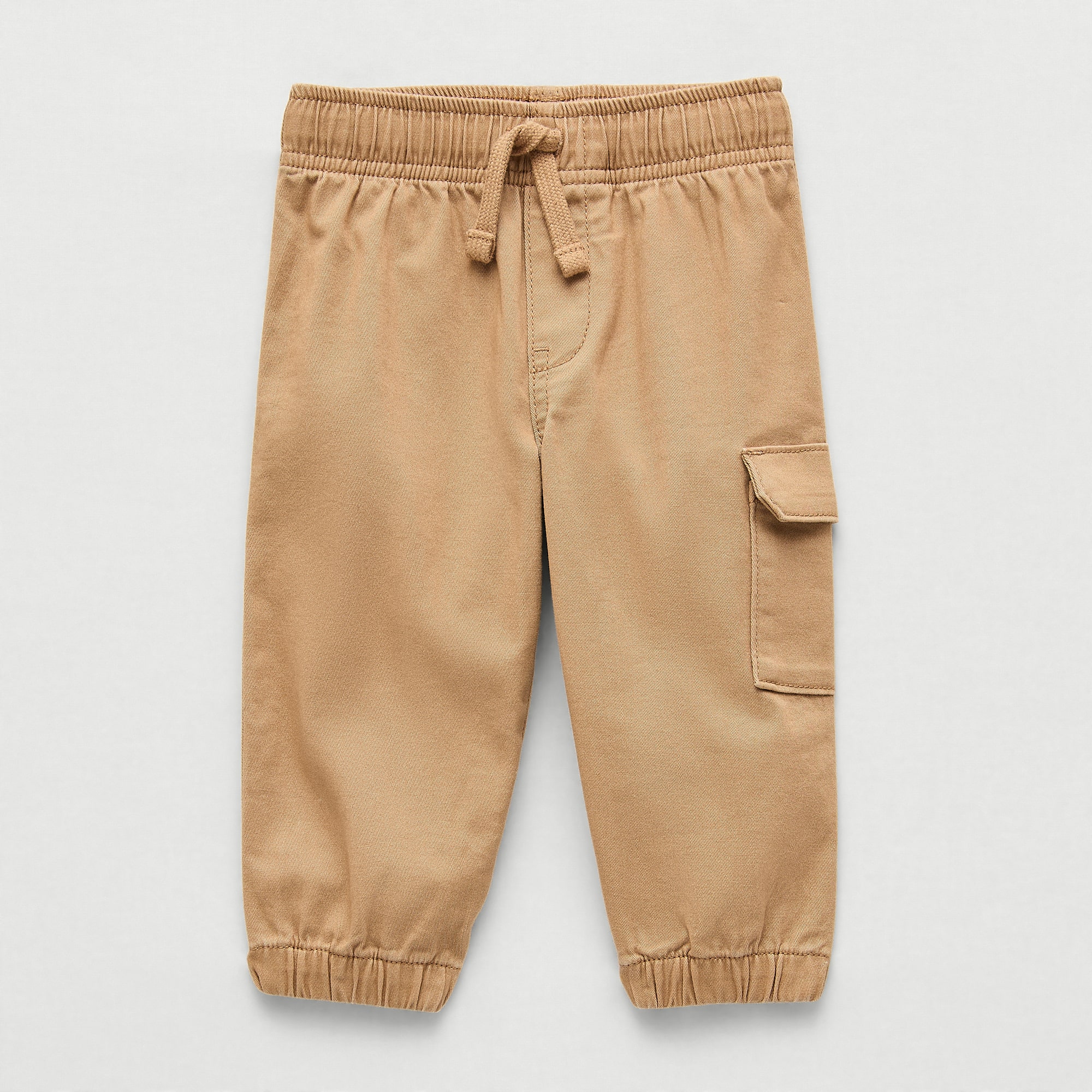 Okie Dokie Baby Boys Mid Rise Cuffed Cargo Pant
