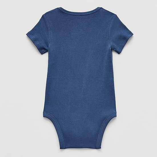 Okie Dokie Baby Boys Crew Neck Short Sleeve Rib Bodysuit