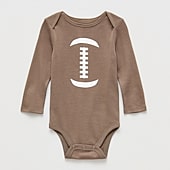 Okie Dokie Baby Boys Crew Neck Long Sleeve Rib Bodysuit
