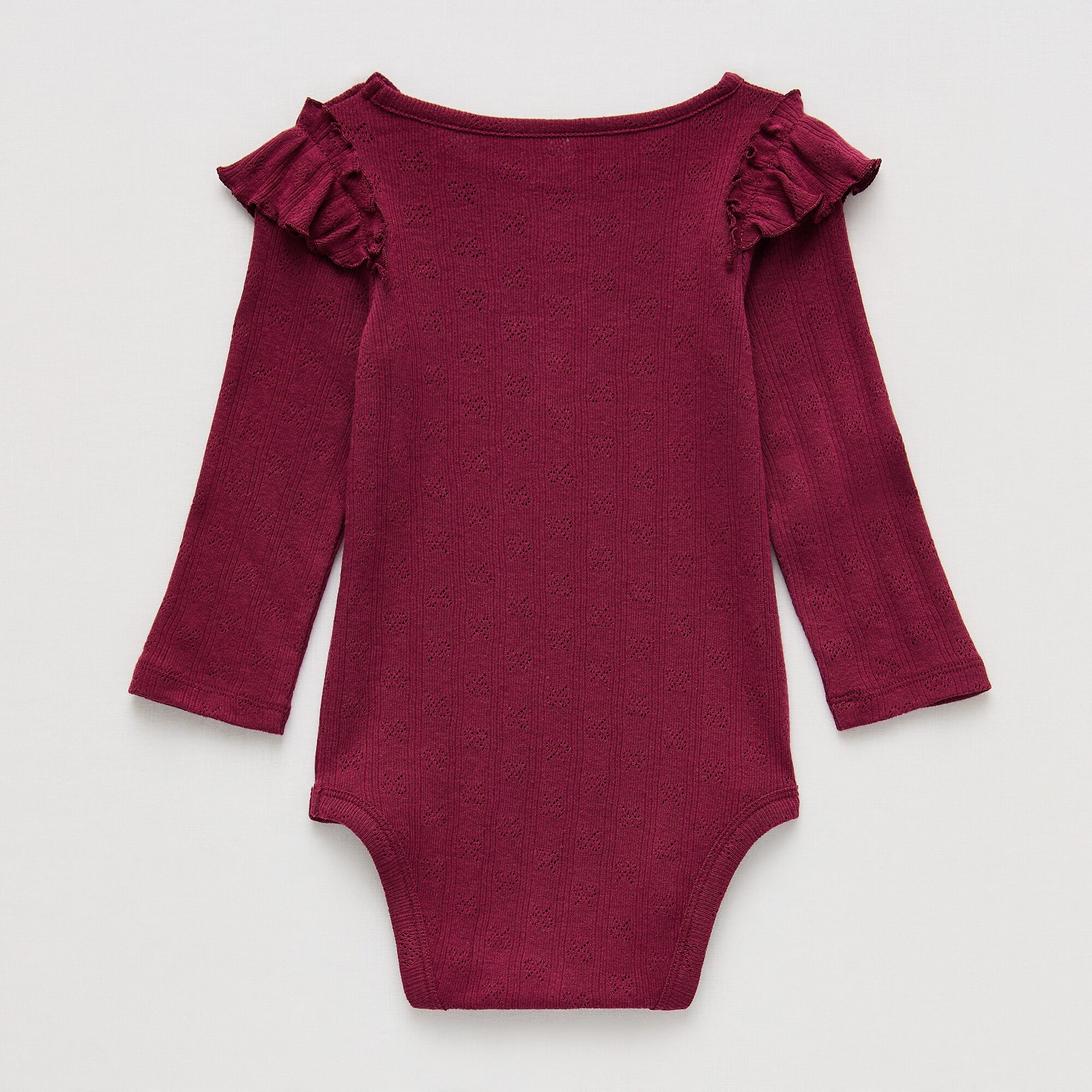 Okie Dokie Baby Girls Crew Neck Long Sleeve Bodysuit