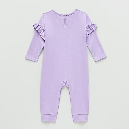 Okie Dokie Baby Girls Crew Neck Long Sleeve Jumpsuit