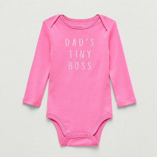 Okie Dokie Baby Girls Crew Neck Long Sleeve Rib Bodysuit
