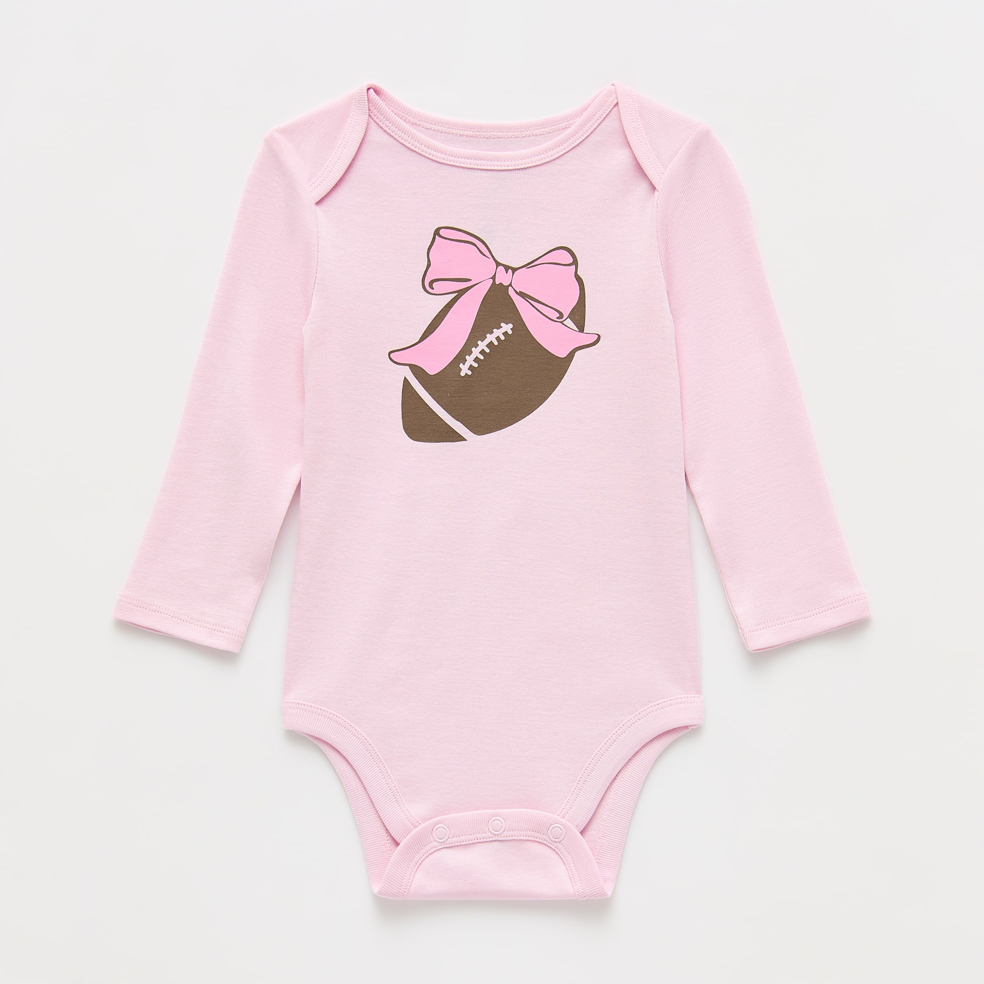 Okie Dokie Baby Girls Crew Neck Long Sleeve Rib Bodysuit