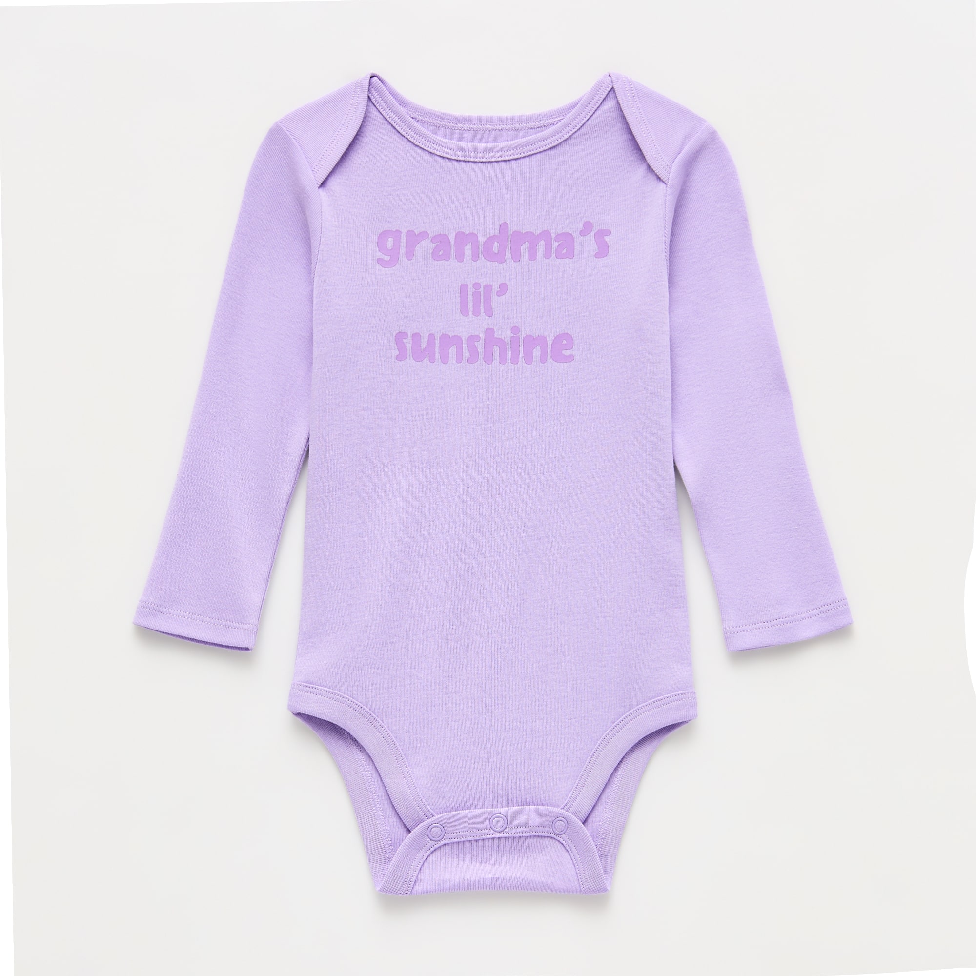 Okie Dokie Baby Girls Crew Neck Long Sleeve Rib Bodysuit