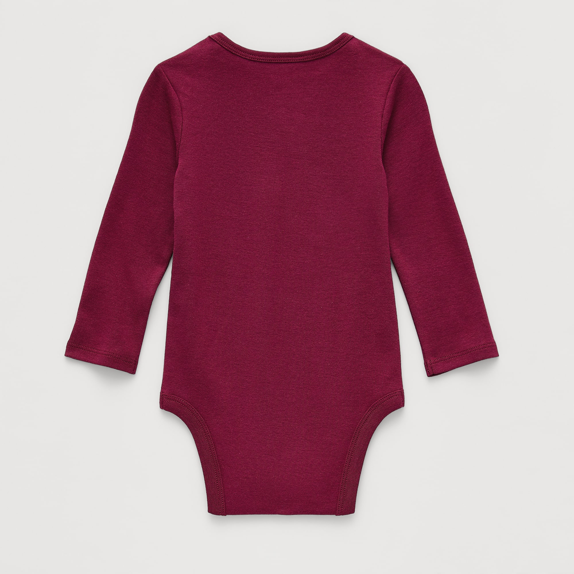 Okie Dokie Baby Girls Crew Neck Long Sleeve Rib Bodysuit