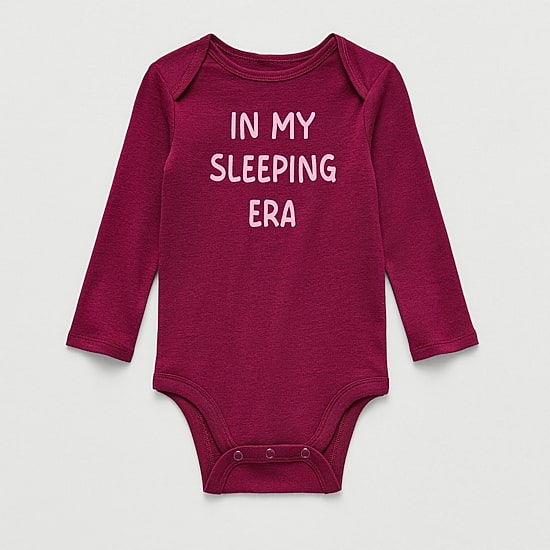 Okie Dokie Baby Girls Crew Neck Long Sleeve Rib Bodysuit