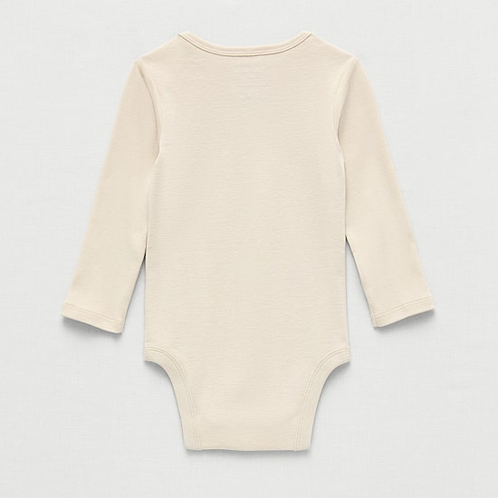 Okie Dokie Baby Unisex Crew Neck Long Sleeve Rib Bodysuit