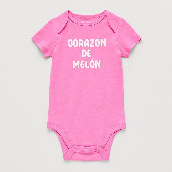 Okie Dokie Baby Girls Crew Neck Short Sleeve Rib Bodysuit