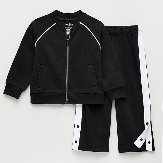 Okie Dokie Fleece Toddler & Little Boys Fleece 2-pc. Pant Set