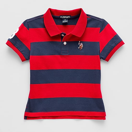U.S. Polo Assn. Toddler Boys Short Sleeve Classic Fit Polo Shirt
