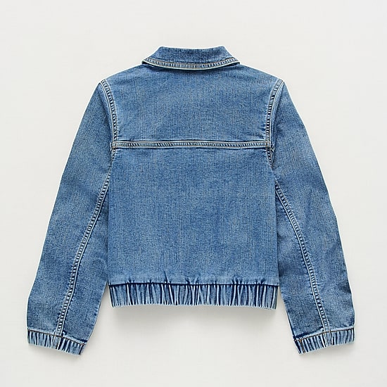 Thereabouts Little & Big Kid Girls Denim Bomber Jacket