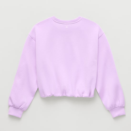 Xersion Little & Big Kid Girls Crew Neck Long Sleeve Sweatshirt
