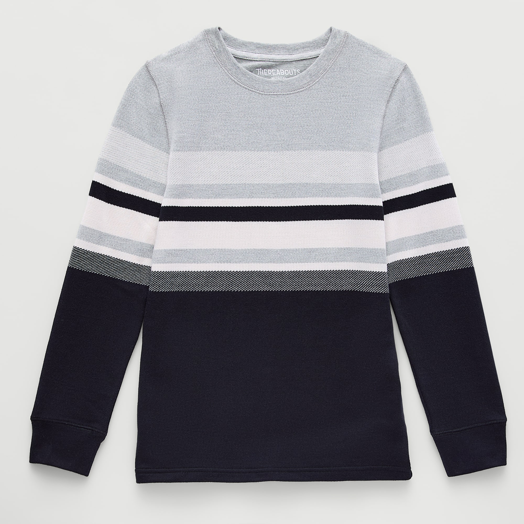 Thereabouts Little & Big Kid Boys Crew Neck Long Sleeve Regular Fit Thermal Top