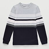 Thereabouts Little & Big Kid Boys Crew Neck Long Sleeve Regular Fit Thermal Top