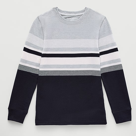 Thereabouts Little & Big Kid Boys Crew Neck Long Sleeve Regular Fit Thermal Top