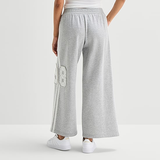 Arizona Womens Juniors Wide Leg Sweatpant