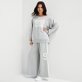 Arizona Womens Juniors Wide Leg Sweatpant